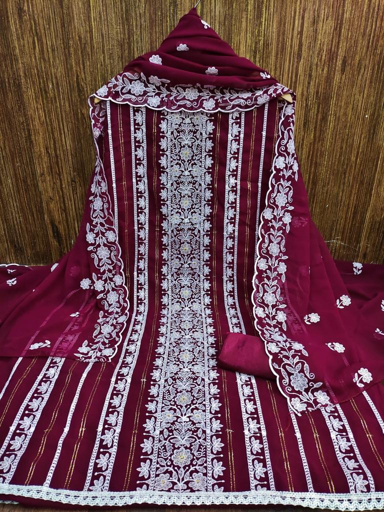 DS Designer Festive Wear Wholesale Georgette Dress Material